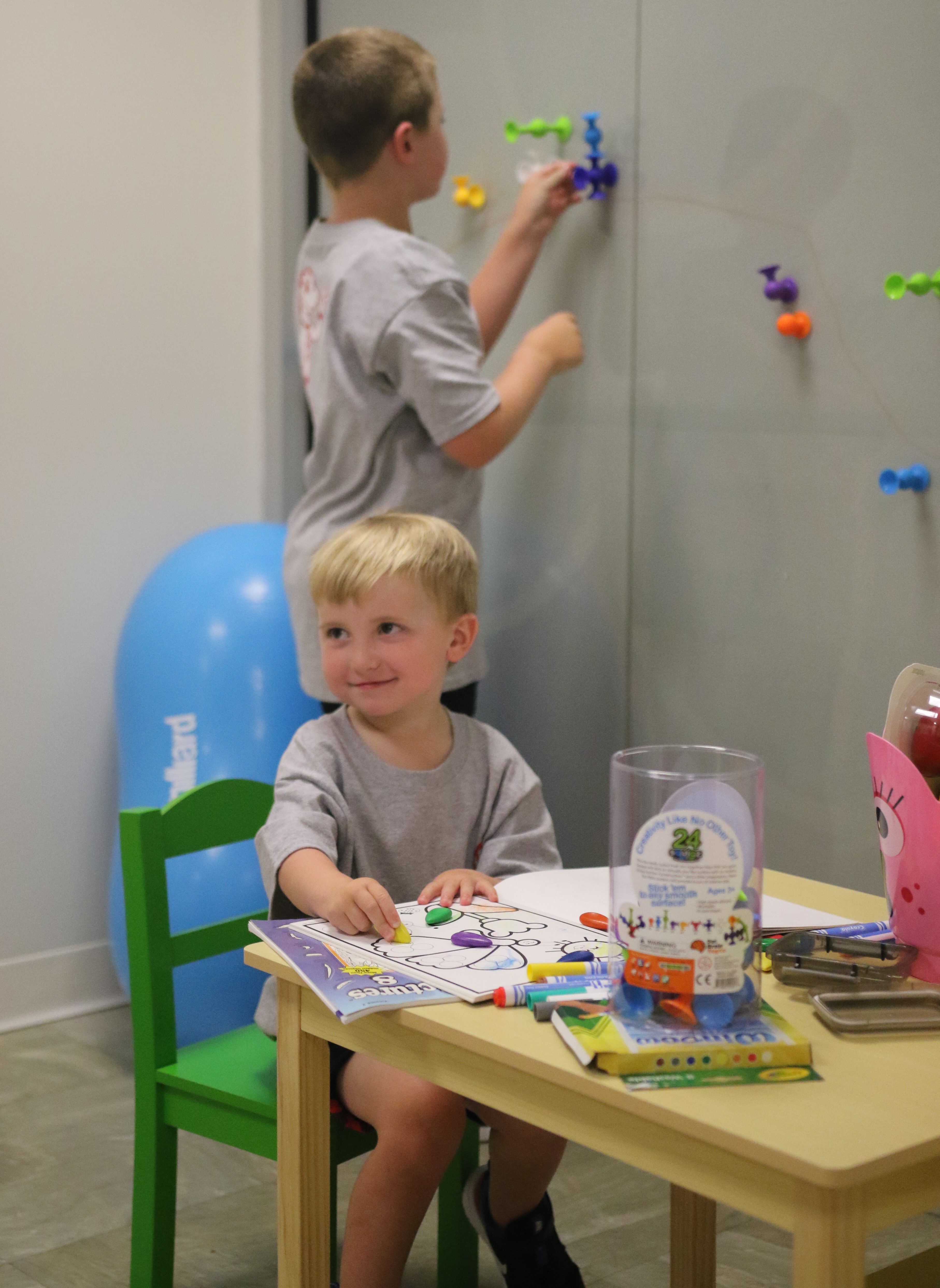 Child in the Occupational Therapy Suite 