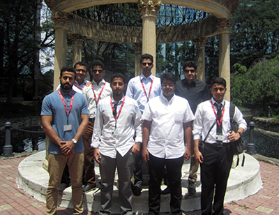 Qassim University Students on Salus Campus