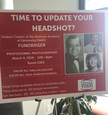 SAAO Headshot Event at Salus University