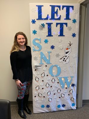 Holiday door decorating contest submission