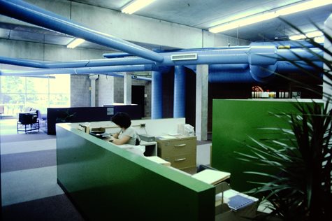 Inside The Eye Institute during the 1970s