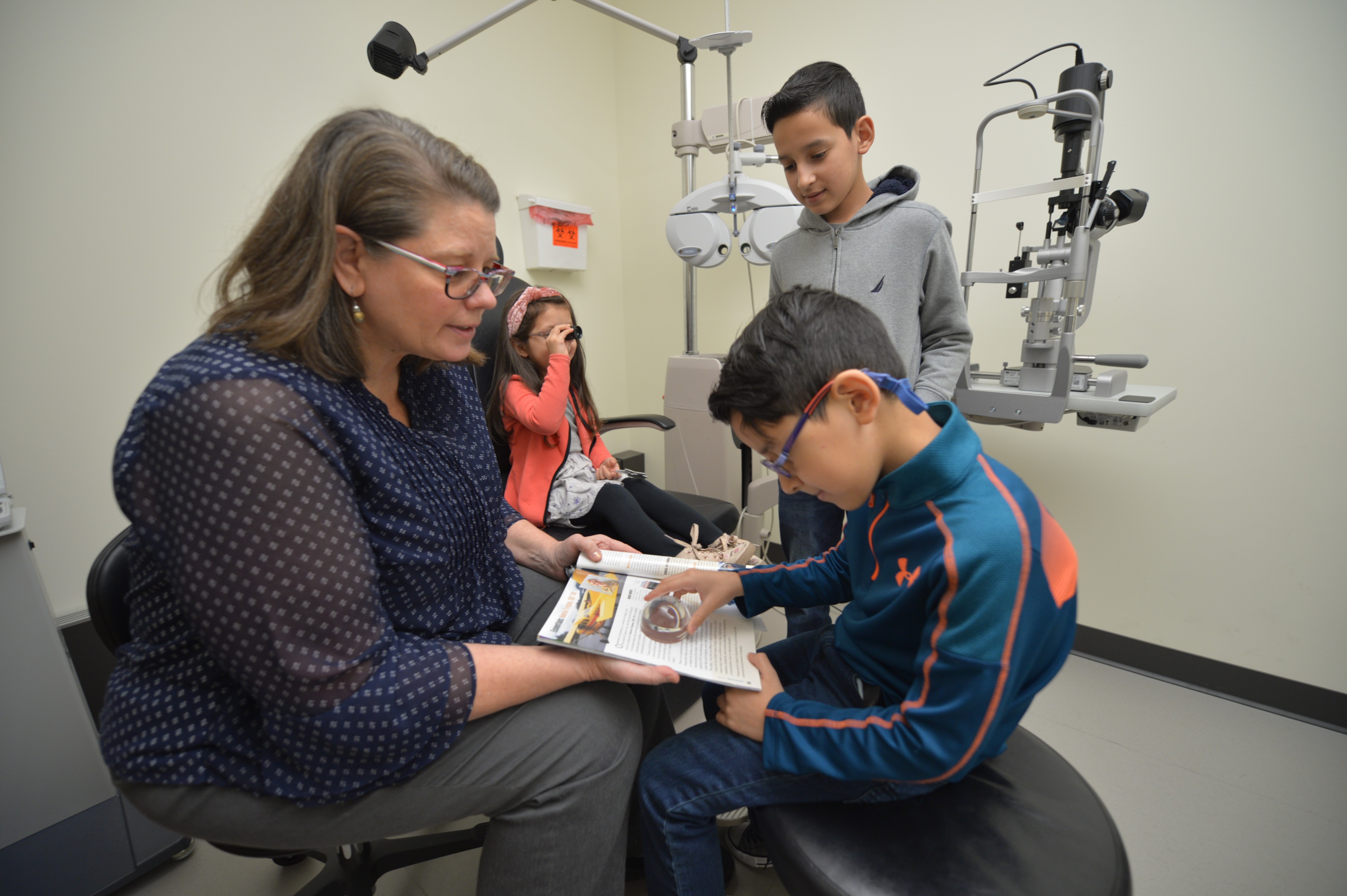 Dr. Matchinski with patients