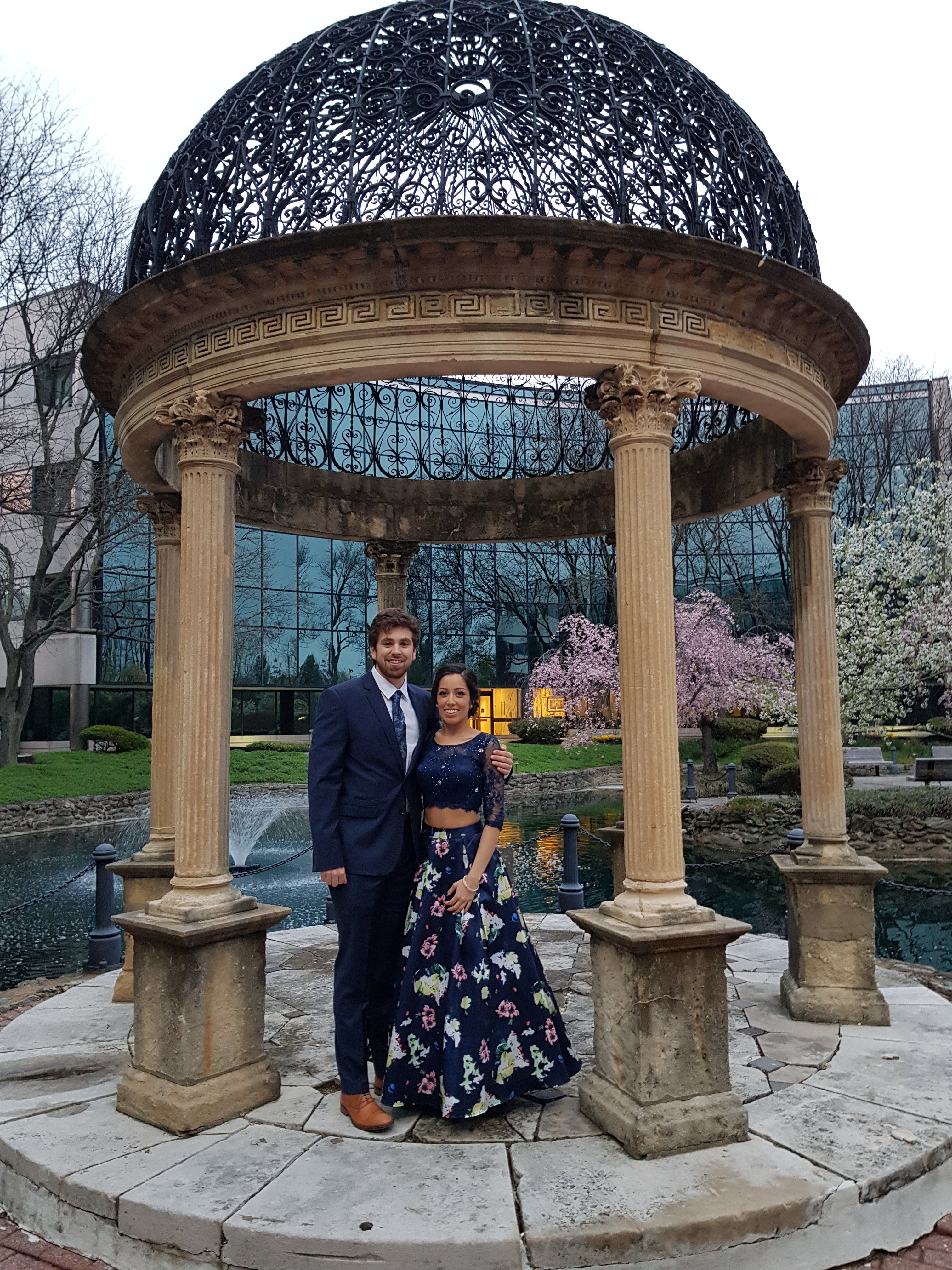 Akirta and Brendan in Salus gazebo