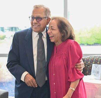 Dr. Verma and his wife