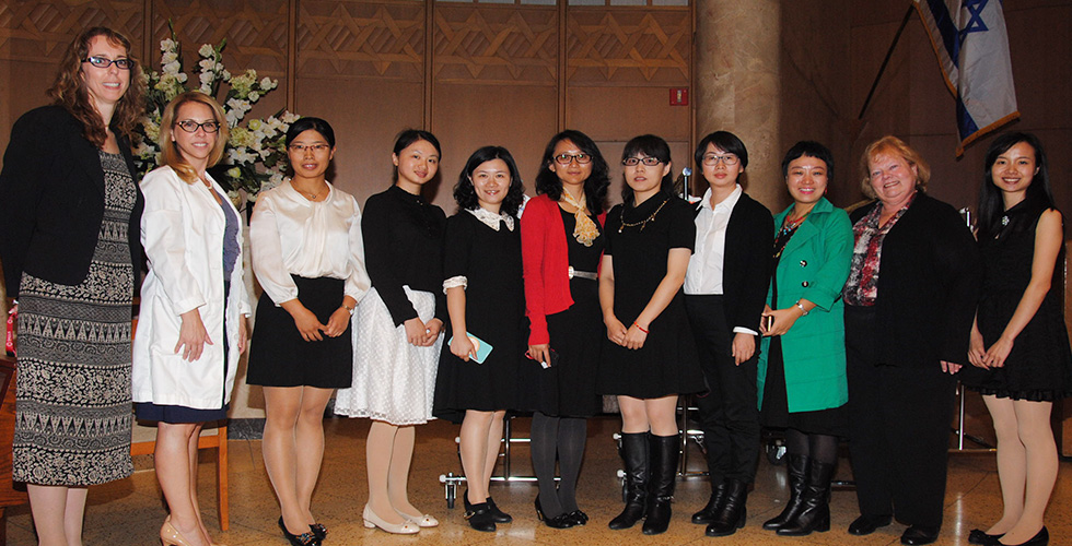 group photo at white coat ceremony