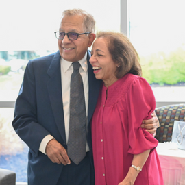 Dr. Verma and his wife