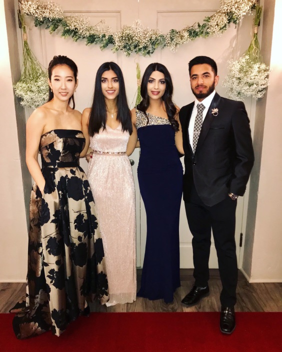 Sonia and her friends at the Salus Awards Gala